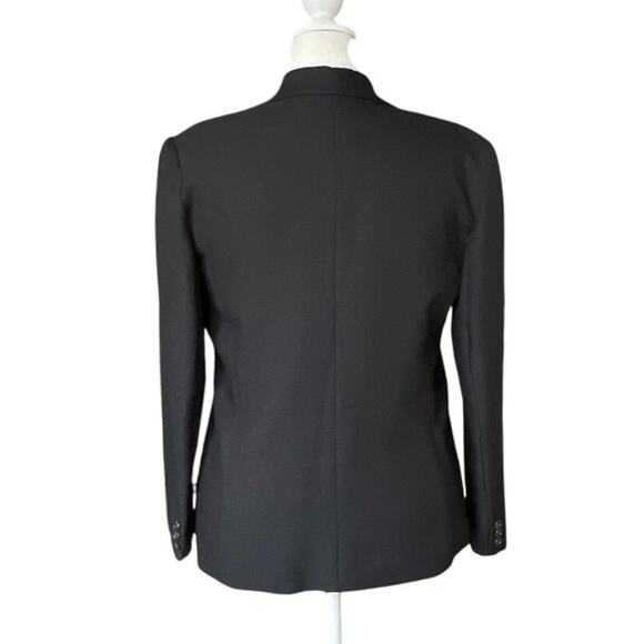 Vintage Cambridge Structured Black Single Button Blazer Women's Size 14 Career - Picture 4 of 10